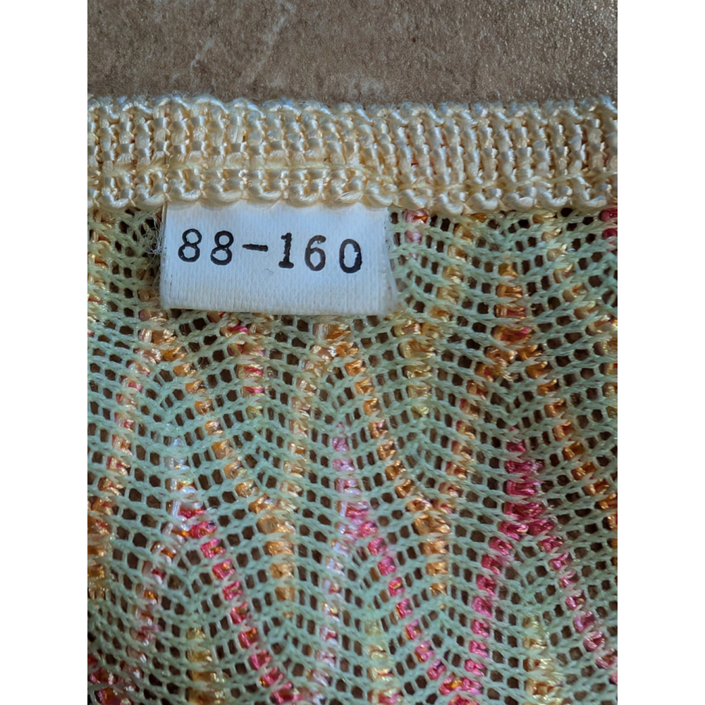 VTG Cordia Collection Pastel Chevron Twin Set 2 Pieces Small/Medium - Picture 11 of 13